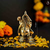 Brass Hanuman Idol Giving Blessings in Abhaya Mudra