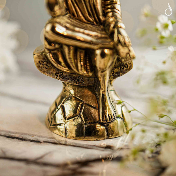 Brass Sai Baba Idol – Symbol of Faith and Blessings