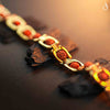 Gold Plated Essential Himalyan Rudraksha Bracelet