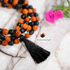 Divya Shakti Himalayan Rudraksha Karungali Mala - 108+1 Beads