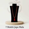 7 Mukhi Japa Rudraksha Mala 108+1 Beads - Saat Mukhi and Lab Certified