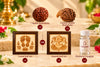 Diwali Special Rudraksha Combo – 7 Mukhi, Ganesh Mukhi & Sacred Soil Art